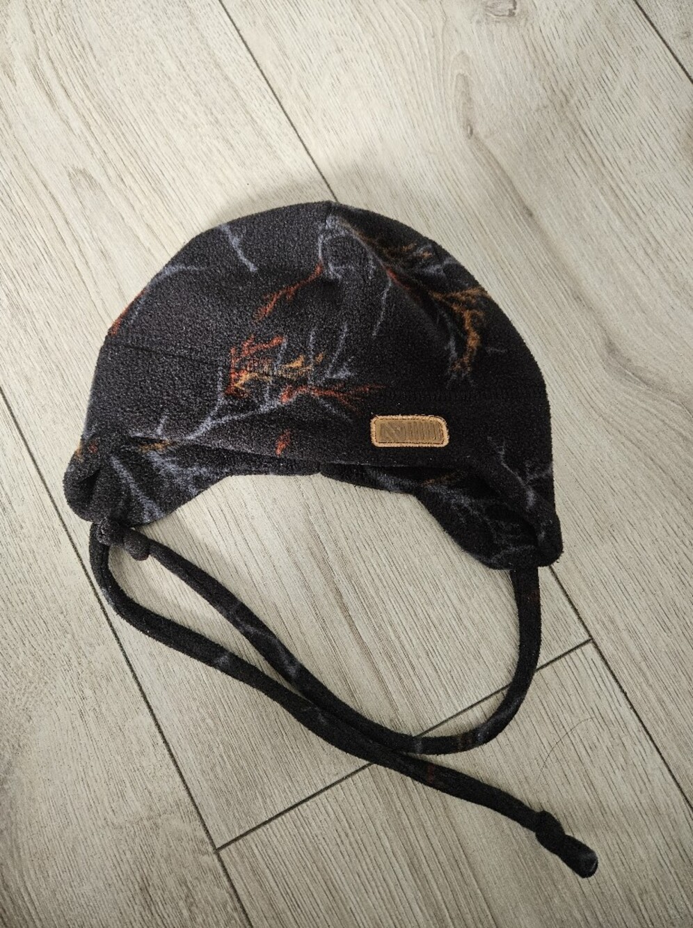 Ambler Baby Fleece Winter Bonnet Hat Camo Print Tie Strap 12-24M ❄️🌲